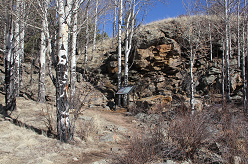 Rock formation on Geologic Trail