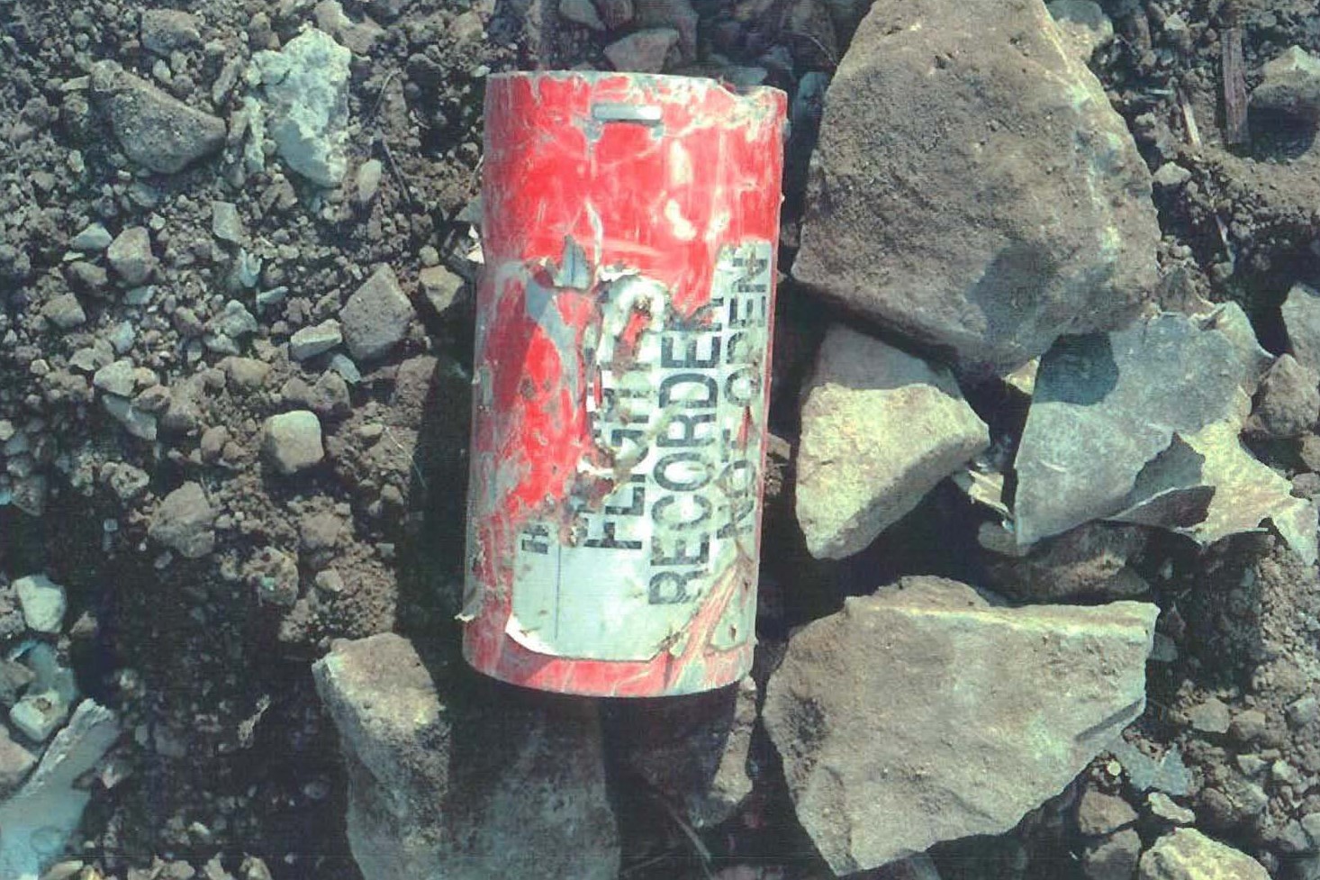 Recovered Flight Data Recorder from Flight 93