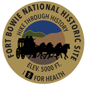 I Hike for Health pin for Fort Bowie National Historic Site