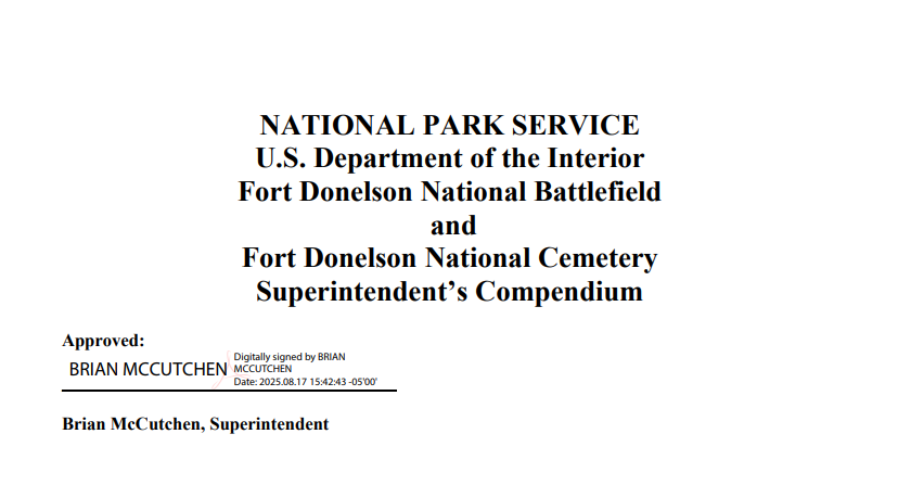 Superintendent's Compendium