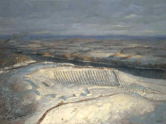 Artist conception of Fort Donelson