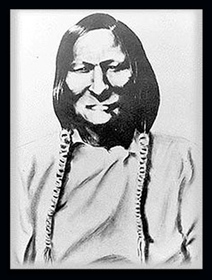 Black and white photograph of Black Kettle.