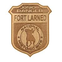 Image of Fort Larned Junior Ranger badge.