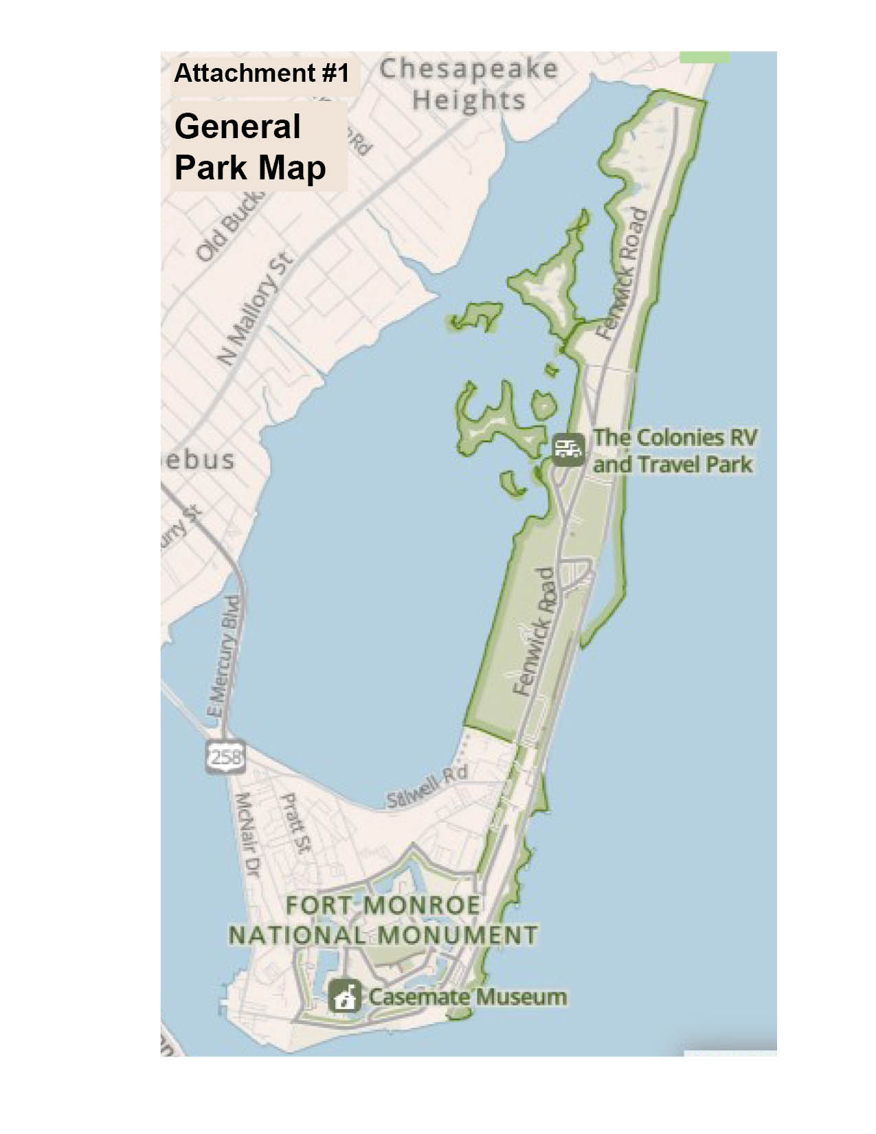 Attachment #1 General Park Map