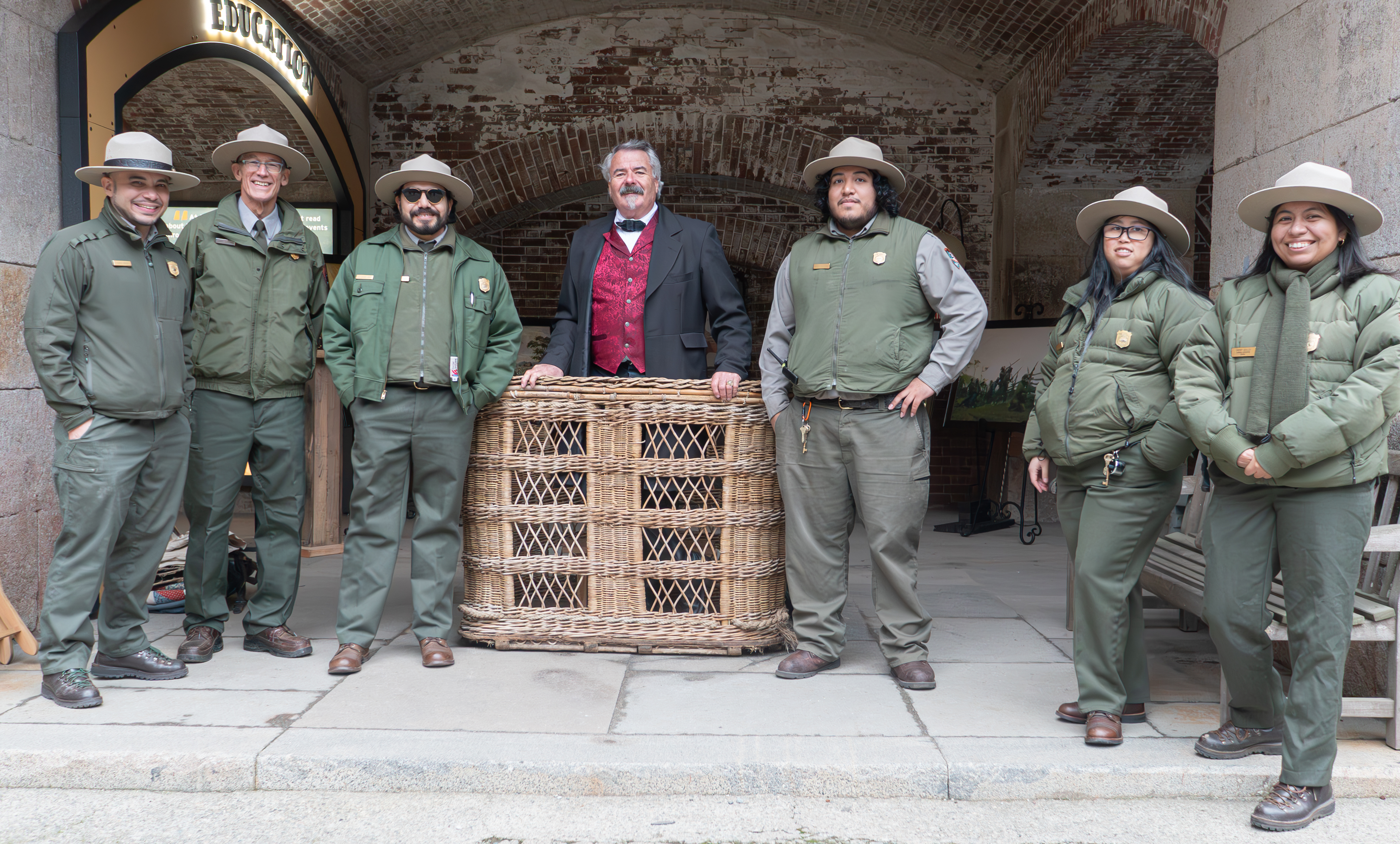 Rangers with Volunteer