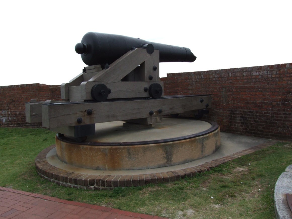 Historic Columbiad Gun at Fort Pulaski