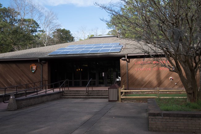 Entrance to visitor center