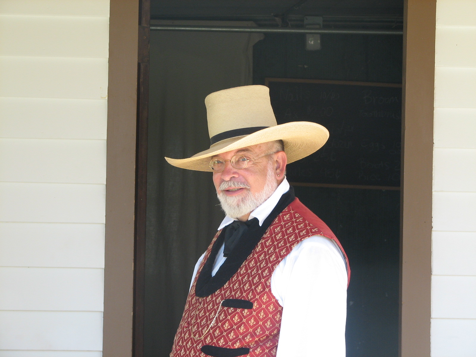 VIP Gary Morris depicts Post Sutler