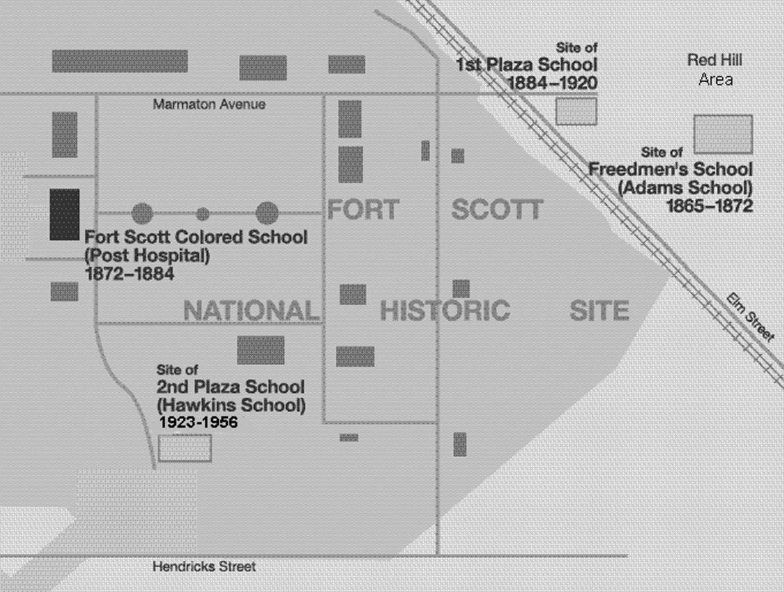 Map of African American Schools