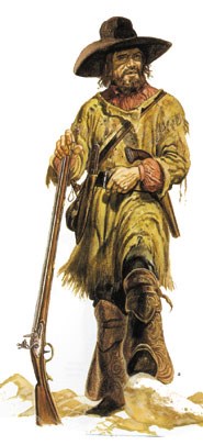 A Texas Ranger, courtesy of Osprey Publishing, Ltd. from Men at Arms Series # 56: The Mexican American War:1846-48