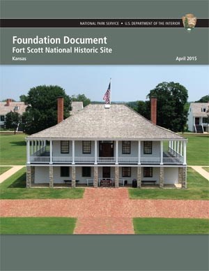 cover sheet of Foundation document, shows two story hospital building with brick walkways approaching building