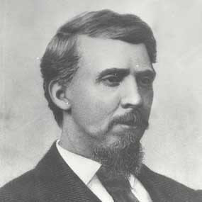 Judge Parker at about the time he arrived in Fort Smith