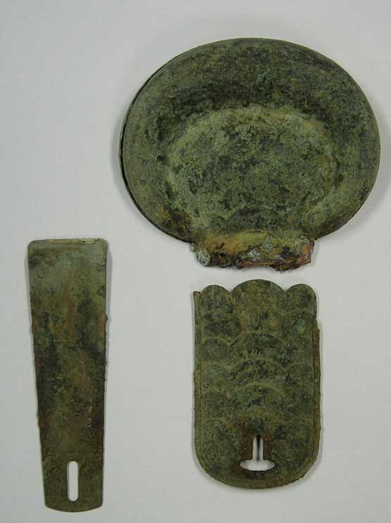 brass shoulder scale approximately 8 inches in length