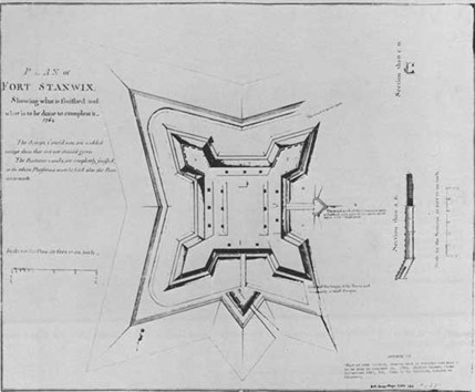 BlogPictureFort5 The fort is a square with diamond shaped bastions or corers on each side