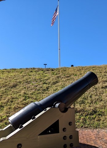 10" Columbiad at Fort Sumter