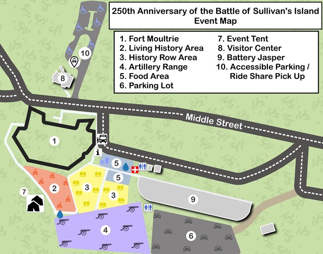 Carolina Day 2026 Event Map Updated