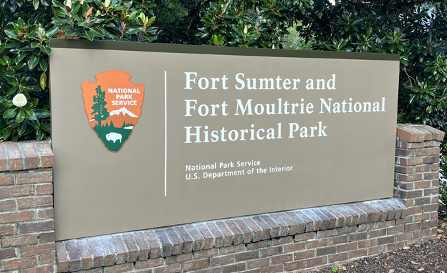 New Park Sign at Liberty Square