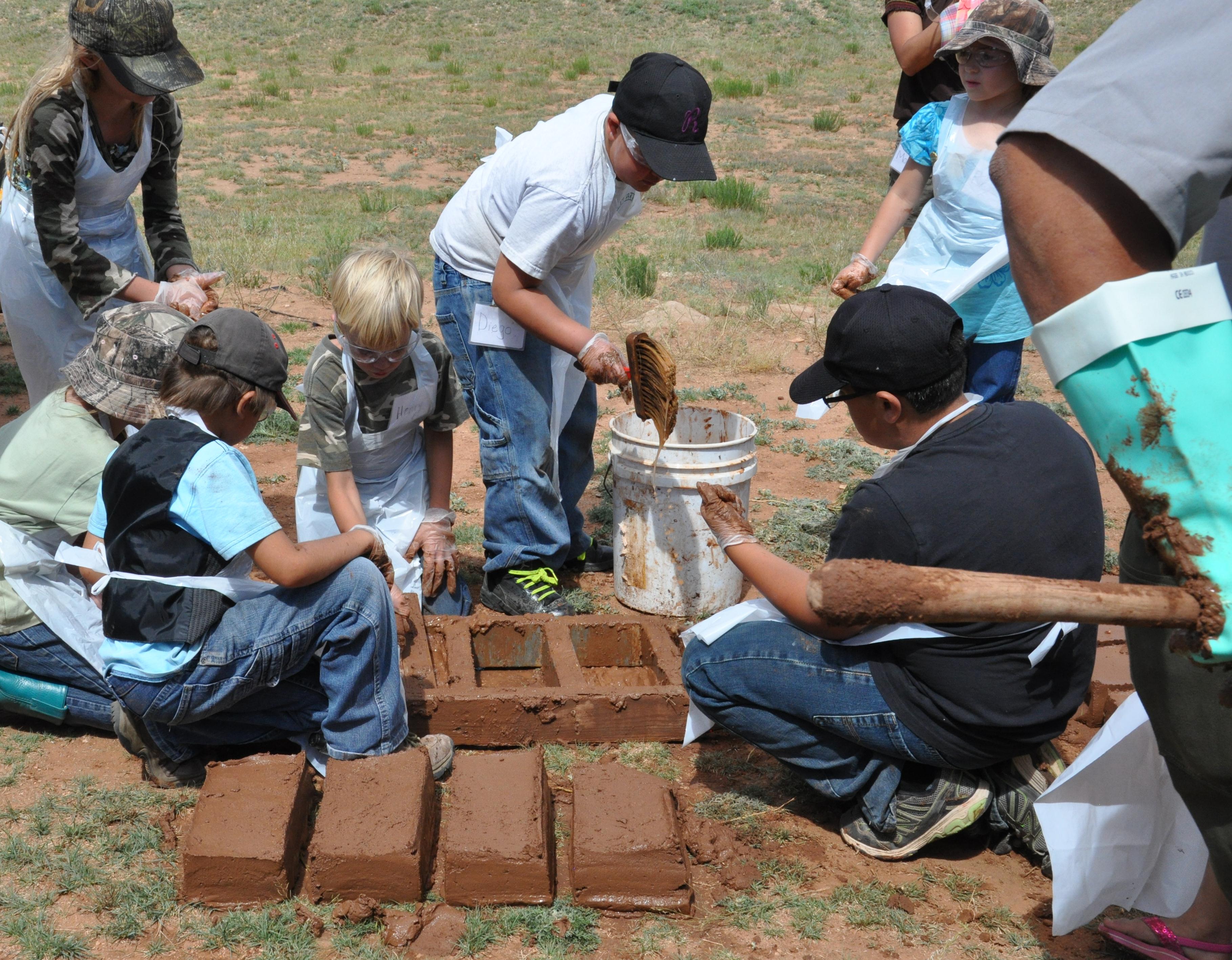 Adobe Brick Making Jr Rangers