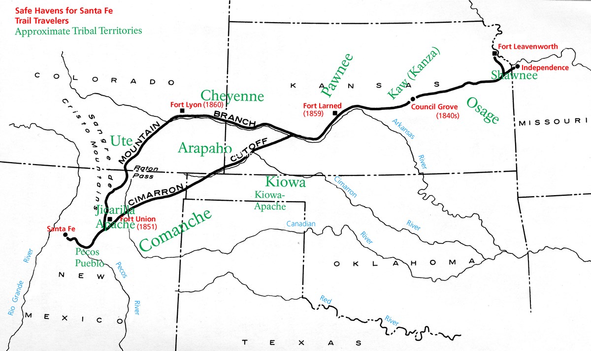 fort union and santa fe trail - Fort Union National Monument (U.S ...