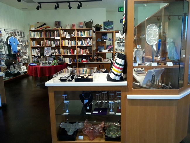 The Friends of Fort Vancouver Bookstore in the Visitors Center