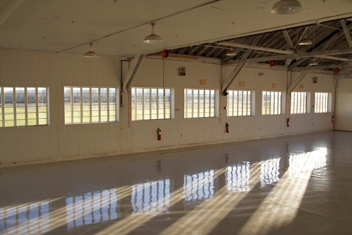 Pearson Air Museum Historic Hangar Window View