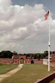 Photo of Fort Washington's parade ground