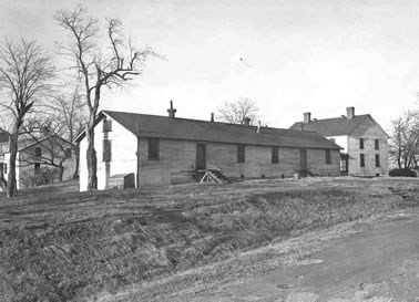1897 hospital in one of these buildings (Signal Corps photo)