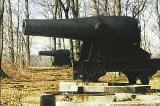 Photo of Rodman Cannons seen at Fort Foote Park