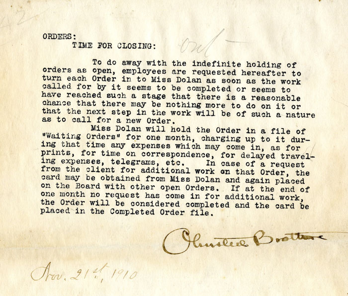 office memo typed on paper