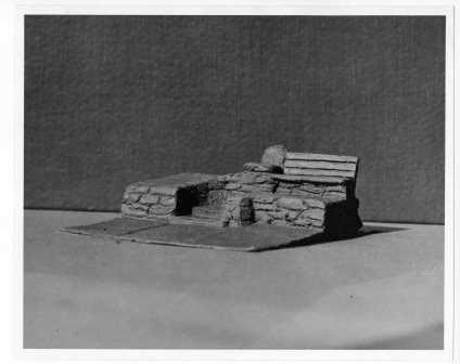 Model of Fort Tryon bench structure