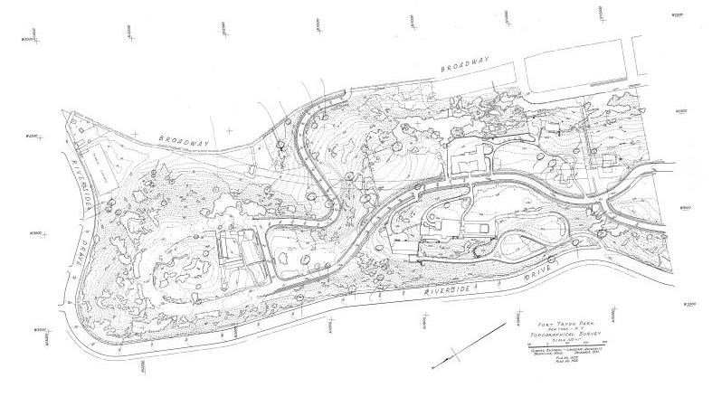 Topographical Survey of Fort Tryon Park