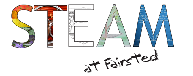 STEAM with images in letters