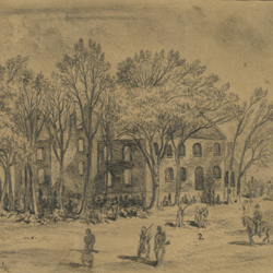 Sketch of Chancellor house