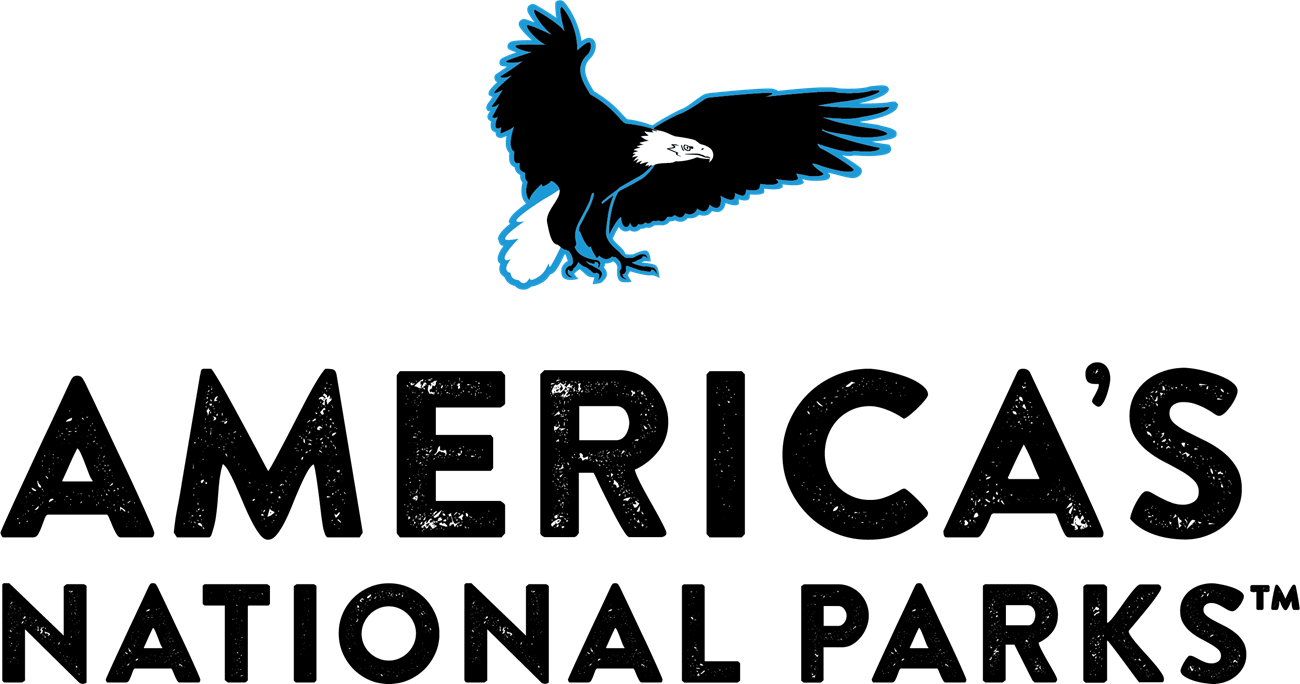 Americas National Park logo with eagle