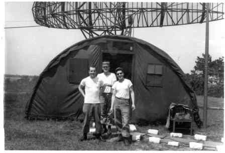 A radar unit at Fort Hancock during the Cold War. NPS ARCHIVES