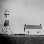 Elm Tree Lighthouse in late 19th century.