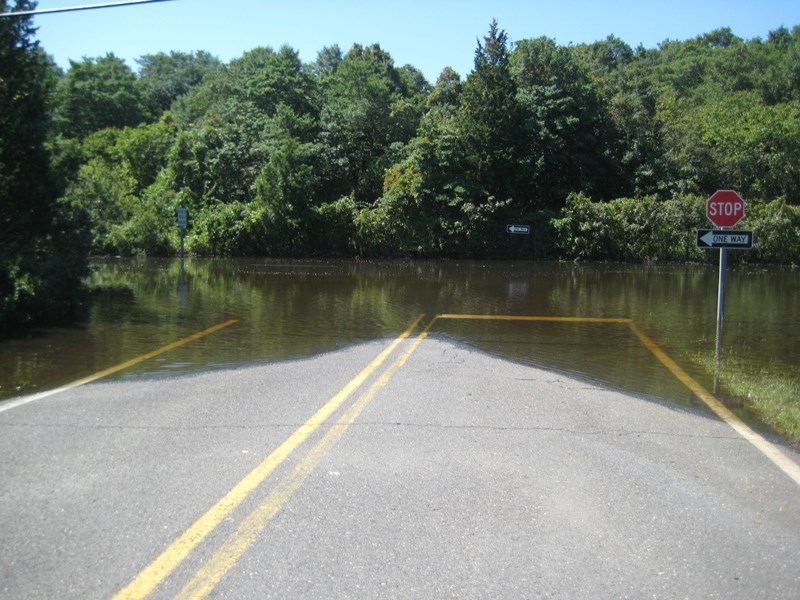 Hartshorne Drive Flooded