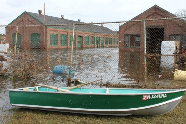 For weeks after Hurricane Sandy, maintenance work areas at Gateway's Sandy Hook Unit could only be accessed by boat.
