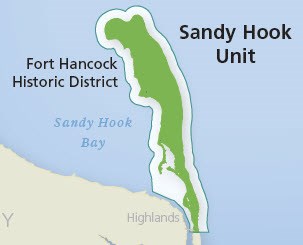Sandy Hook Map Nj