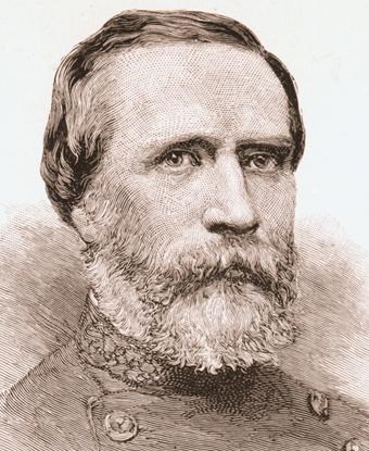 Sketch of a bearded man in a military coat