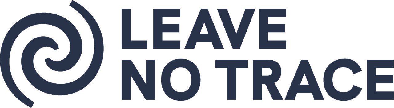 A swirl logo of Leave No Trace