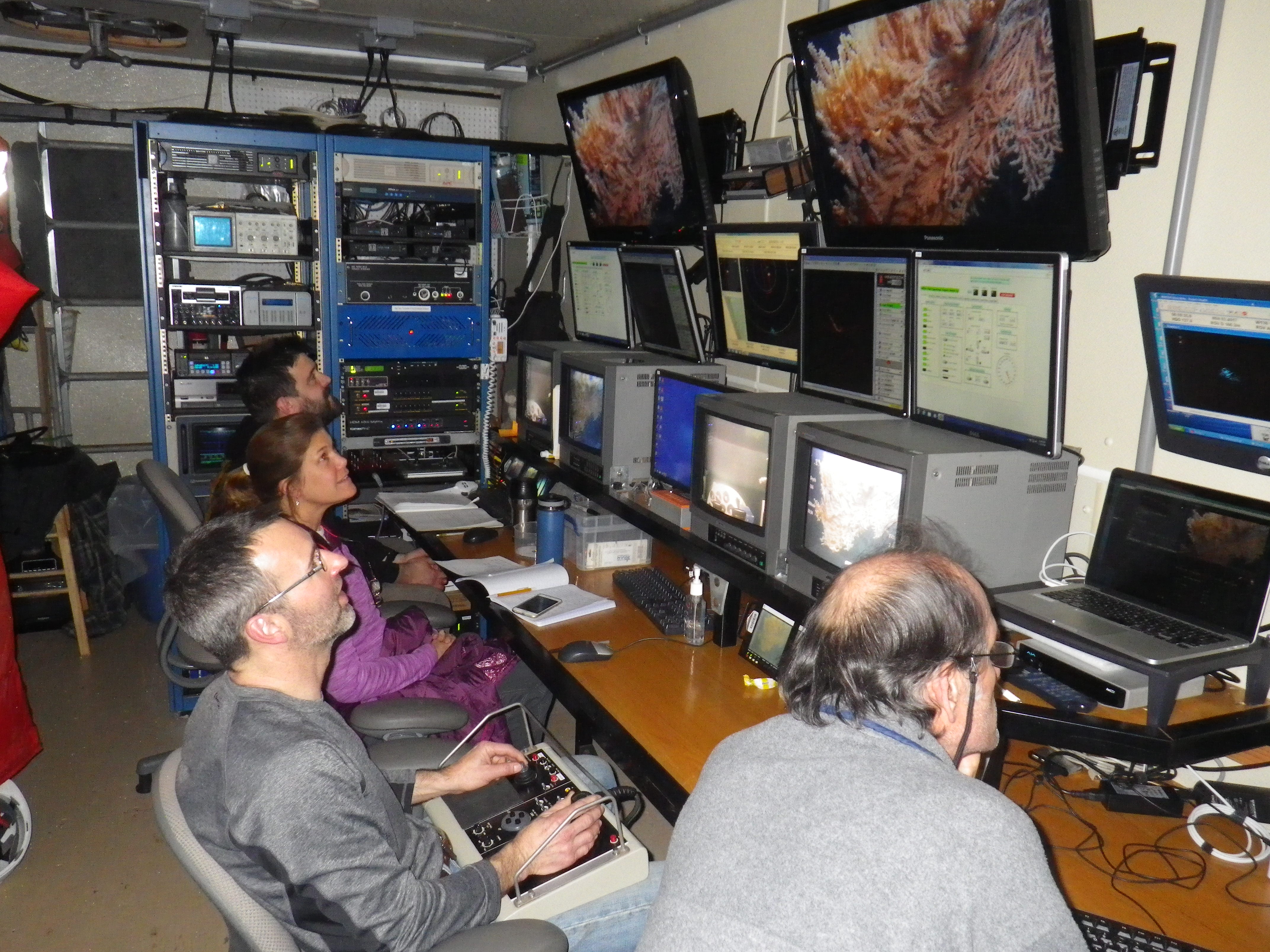 Scientists explore the depths of Glacier Bay with specialized equipment.