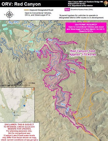 Thumbnail of Red Canyon Shoreline Access Area