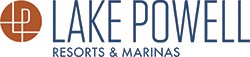 stylized logo reading Lake Powell Resorts & Marinas