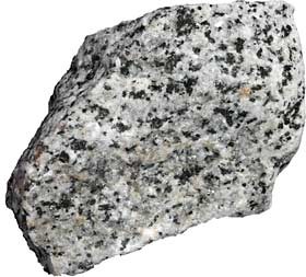 Granodiorite hand specimen