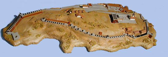 Model of Alcatraz during the Civil War