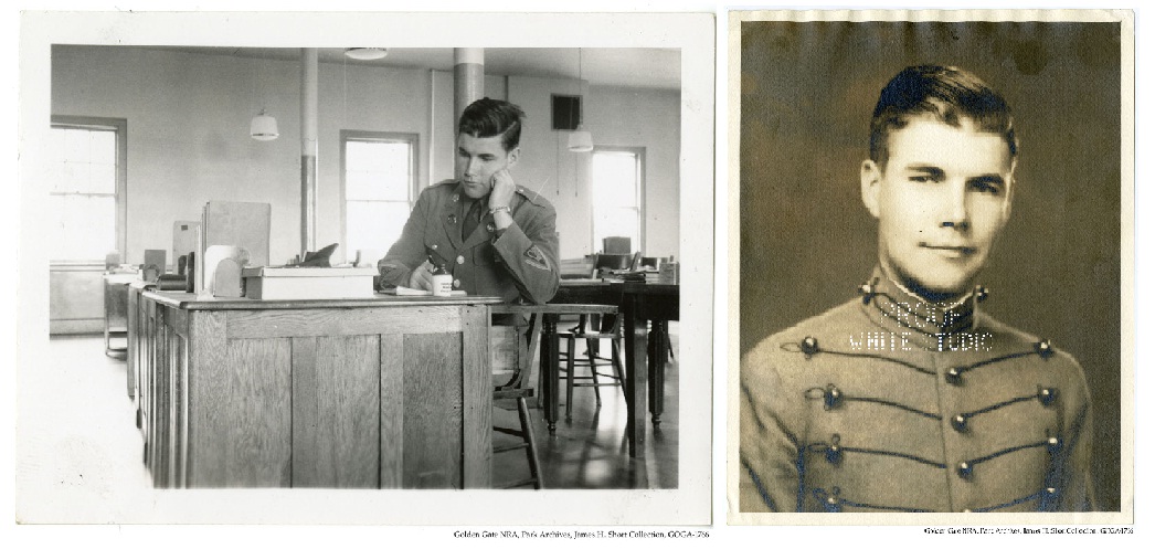 GOGA-1766 James H Short Collection Portrait of Short & studying