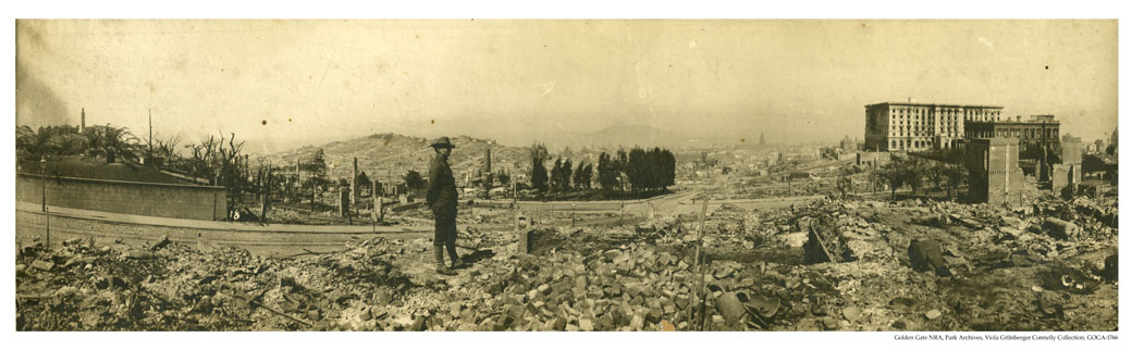 GOGA-1766 Viola Grilnberger Connelly Collection SF EQ&F Panormic with Soldier in center