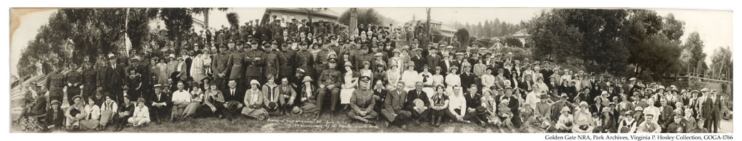 GOGA-1766 Virginia P Hosley Collection Panoramic Photo of Ft McDowell 1924