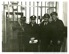 Alcatraz guards at the sallyport
